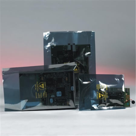 Classroom Creations 8 x 16 in. 3.1 Mil Open End Static Shielding Bag Case, 100PK CL1701634